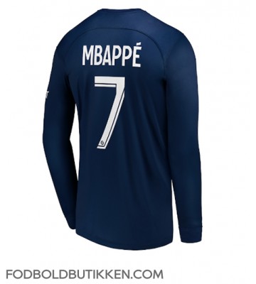 Paris Saint-Germain Kylian Mbappe #7 Hjemmebanetrøje 2022-23 Langærmet